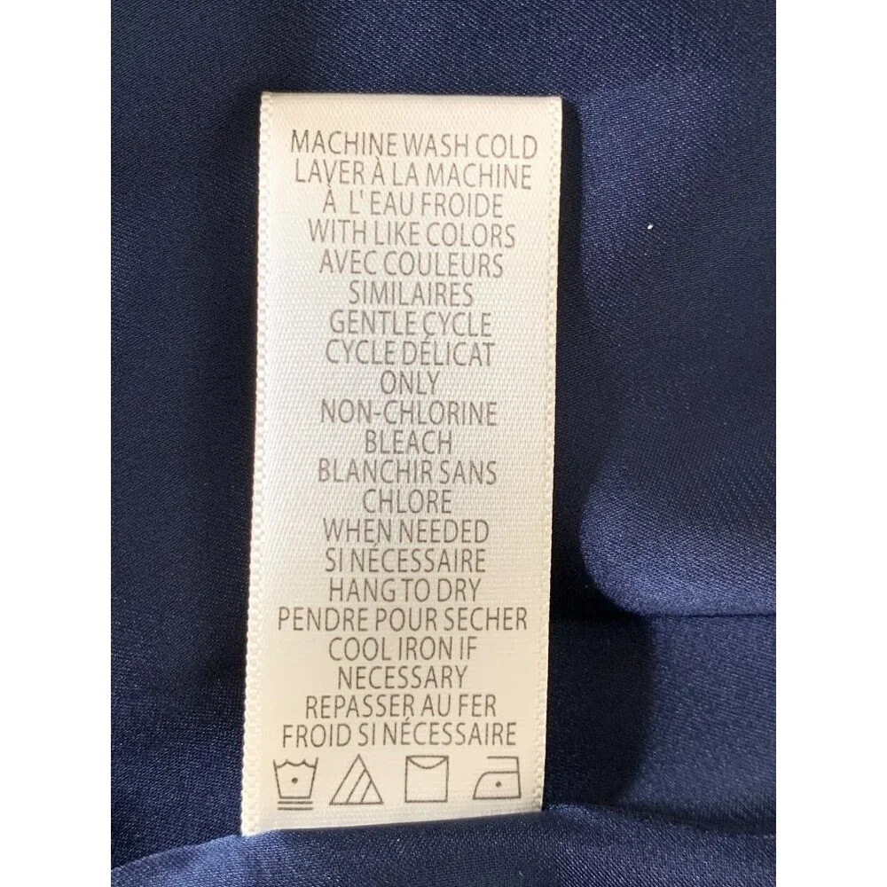 NWT Max Studio Navy Lace Print Shift Tank Dress Large - Picture 5 of 8